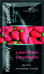 Marion - peeling do twarzy z ziarenkami z truskawki