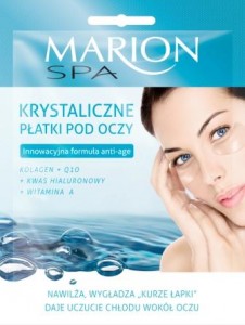 krystaliczne płatki pod oczy