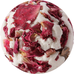 Bomb Cosmetics - Kremowa kuleczka z płatkami róża, Mydlarnia Zakątek