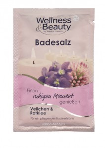 Wellness and Beauty - Sól do kapieli fiołek i czerwona koniczyna