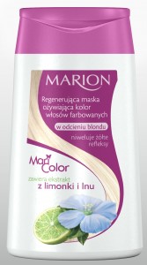 Marion - Regenerująca maska ożywiająca kolor włosów farbowanych do włosów blond