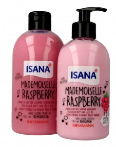 Isana żel i balsam malinowe