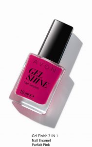 Lakier Gel Shine AVON pink