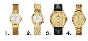 Złote zegarki damskie (2)