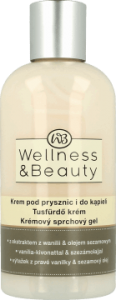 WellnessBeauty krem do kąpieli wanilia i sezam_699zł_250ml