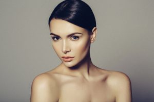 Portrait of a fresh and lovely woman