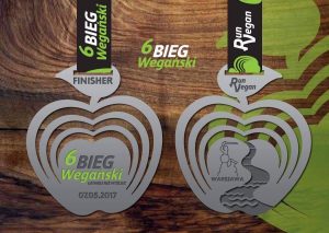 6 Bieg Weganski medal