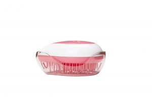 Travel Brush With Cover Fine Hair Flat