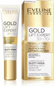 web_Luksusowy zloty krem napinajacy kontur oczu i ust 50-70GOLD