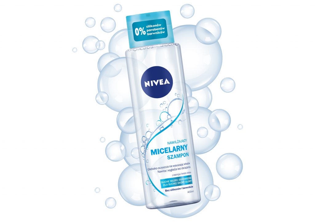 Nawilżający Szampon Micelarny NIVEA, 200ml_grafika