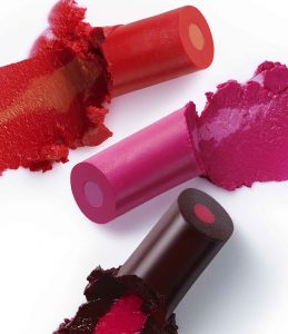 Texture image of Artistry Studio NYC Edition Tinted Lip Balm - City Coral,212 Pink,NYC Berry